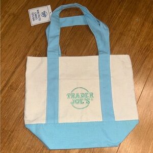 Trader Joe’s Mini Tote Bag- Blue